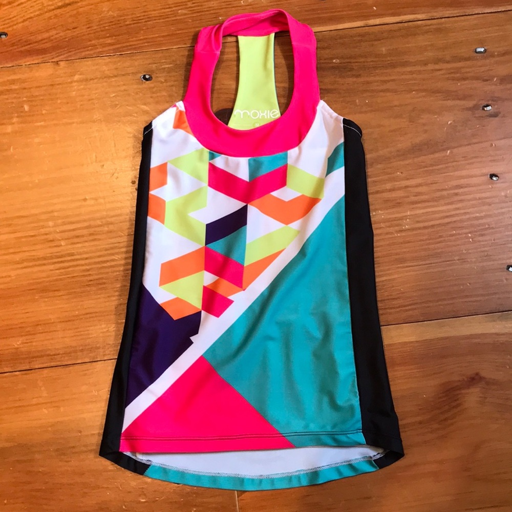MOXIE Girls M Awesome Cycling Tank Athletic